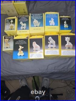 Precious moments Train Set Complete 18 Piece Set Clown Baby 1-16 With Boxes