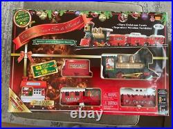 RARE Santa Express Christmas Train Set EZTEC 53 Piece Track with Sound Station RARE Santa Express Christmas Train Set EZTEC 53 Piece Track with Sound Station