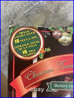 RARE Santa Express Christmas Train Set EZTEC 53 Piece Track with Sound Station RARE Santa Express Christmas Train Set EZTEC 53 Piece Track with Sound Station