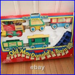 RARE Vintage 1992 TOY STATE Old MacDonald's Train Set Complete WORKING