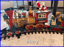 READ The HOLIDAY EXPRESS Animated Christmas Train Set #384 Pre-Owned and Com