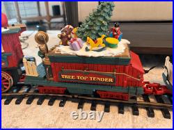 READ The HOLIDAY EXPRESS Animated Christmas Train Set #384 Pre-Owned and Com