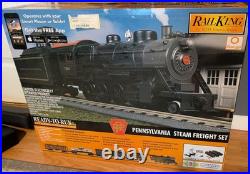 Rail King/MTH complete train set, in original box, used 1 Christmas, with BONUS