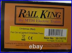 Rail King/MTH complete train set, in original box, used 1 Christmas, with BONUS