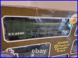 Rare 70's Christmas Train ZAYRE dept? Vtg Old Stock Military Train Set? 8325M