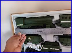 Rare 70's Christmas Train ZAYRE dept? Vtg Old Stock Military Train Set? 8325M