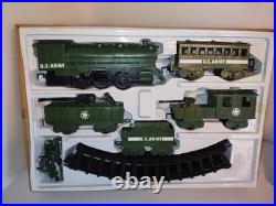 Rare 70's Christmas Train ZAYRE dept? Vtg Old Stock Military Train Set? 8325M