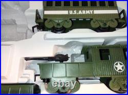 Rare 70's Christmas Train ZAYRE dept? Vtg Old Stock Military Train Set? 8325M