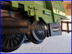 Rare 70's Christmas Train ZAYRE dept? Vtg Old Stock Military Train Set? 8325M