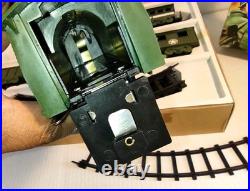 Rare 70's Christmas Train ZAYRE dept? Vtg Old Stock Military Train Set? 8325M