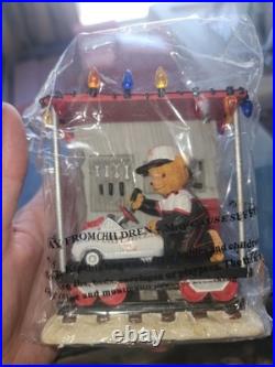 Rare Dale Earnhardt Sr Christmas Express Collection Train Set Good Ole Bears