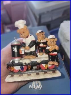 Rare Dale Earnhardt Sr Christmas Express Collection Train Set Good Ole Bears