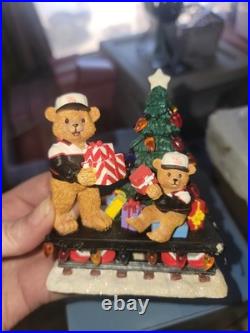 Rare Dale Earnhardt Sr Christmas Express Collection Train Set Good Ole Bears