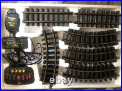 Rare TEDDY BEAR New Bright Animated Christmas Train Set DILLARDS TRIMMINGS NoBox