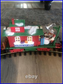 Rare TEDDY BEAR New Bright Animated Christmas Train Set DILLARDS TRIMMINGS NoBox