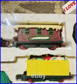 Rare Vintage North Pole Station Santa Christmas Train Set Toy State Industrial