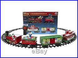 Ready to Play Holiday Christmas Train Set Mickey Mouse Express Donald Goofy NEW