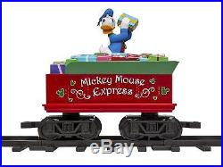 Ready to Play Holiday Christmas Train Set Mickey Mouse Express Donald Goofy NEW