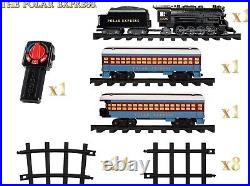 Ready-to-Play Polar Express Model Train Set Remote-Controlled Fun for Families