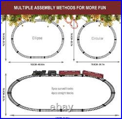 Rechargeable Electric Christmas Train Set for Boys & Girls Fun & Safe Playtime