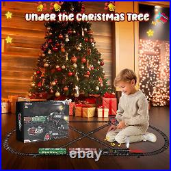 Remote Control Train Set for Christmas Tree Metal Train Toys Christmas Toys Gift
