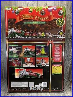 SANTA EXPRESS Christmas Train Set. EZTEC Biggest 41 Pieces