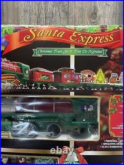 SANTA EXPRESS Christmas Train Set. EZTEC Biggest 41 Pieces