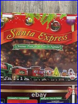 SANTA EXPRESS Christmas Train Set. EZTEC Biggest 41 Pieces