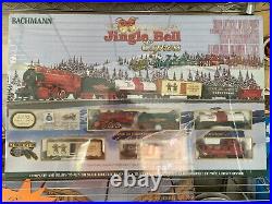 SUPPORT SMALL SHOPS, Bachmann HO Jingle Bell Christmas Train Set 00724 NEW