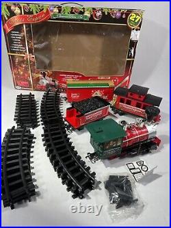 Santa Express Christmas Train Set 27 Pieces Complete Sounds Songs Headlights