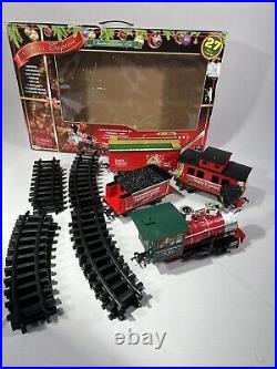 Santa Express Christmas Train Set 27 Pieces Complete Sounds Songs Headlights