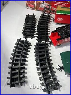 Santa Express Christmas Train Set 27 Pieces Complete Sounds Songs Headlights