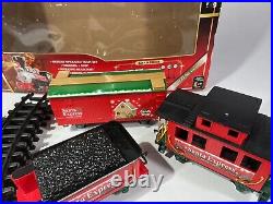 Santa Express Christmas Train Set 27 Pieces Complete Sounds Songs Headlights