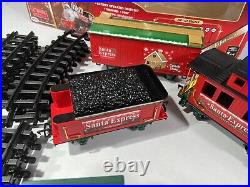 Santa Express Christmas Train Set 27 Pieces Complete Sounds Songs Headlights