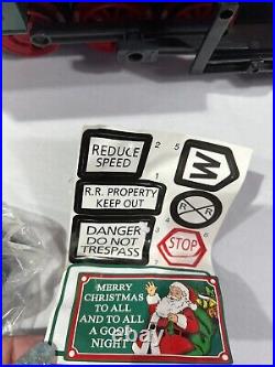 Santa Express Christmas Train Set 27 Pieces Complete Sounds Songs Headlights