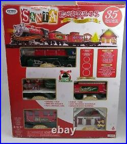 Santa Express Christmas Train Set EZTEC 35 Piece Light Up Sounds 62193