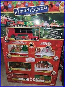 Santa Express Deluxe Christmas Train Set 47 Pieces With Lights & Sounds NEW