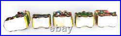 Seventh Avenue 5 pc. Santa Claus Christmas Train Ornament Set with Wooden Box