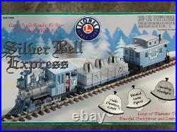 Silver Bells Express / Christmas Steam Train Set G Scale 8-81024 Lionel New