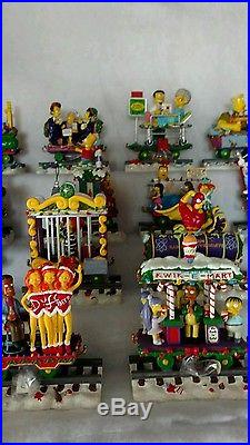 Simpsons Christmas Express Train Complete Set of 40
