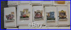 Simpsons Christmas Express Train Complete Set of 40 Hamilton Collection