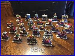 Simpsons Christmas Express Train Set of 26 with boxes and COA