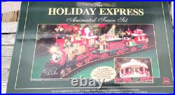 Steam Train Set Holiday Express Christmas Animated Lighted G Gauge withBox Steam Train Set Holiday Express Christmas Animated Lighted G Gauge withBox