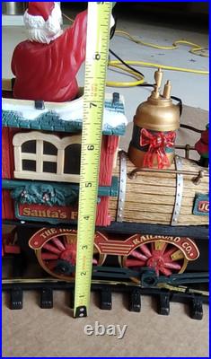 Steam Train Set Holiday Express Christmas Animated Lighted G Gauge withBox