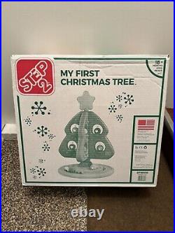 Step2 My First Christmas Tree Toy with Ornament Train Set 18 Month Kids In Hand