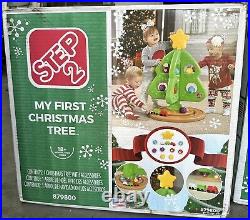 Step2 My First Christmas Tree with Ornament Train Set 18 Month + Kids Brand New