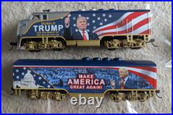 TRUMP Train Set Hawthorne Village Bradford Exchange TRUMP Train Set Hawthorne Village Bradford Exchange