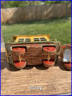 TYCO 5 Piece Christmas Enameled Cloisonne Train Set with Original Boxes TYCO 5 Piece Christmas Enameled Cloisonne Train Set with Original Boxes
