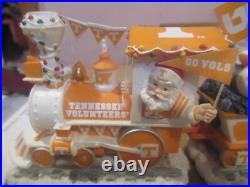 Tennessee Volunteers Christmas Express 6 Piece Train Set By Danbury Mint New