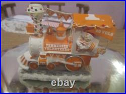 Tennessee Volunteers Christmas Express 6 Piece Train Set By Danbury Mint New